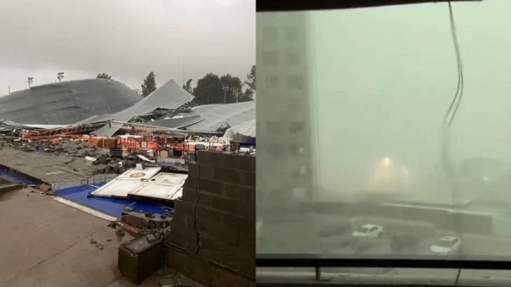 Catástrofe en Bahía Blanca: por el fuerte temporal, colapsó el techo de un club y hay al menos 13 muertos