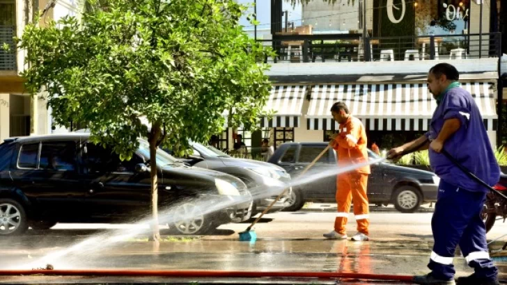 Liberaron las veredas de Plaza San Martín