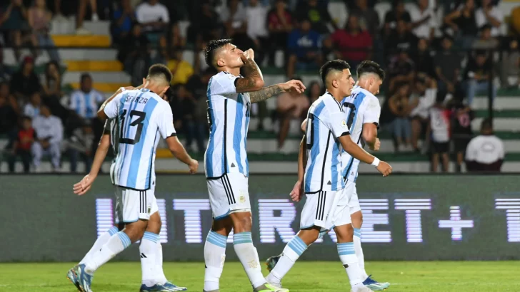 Preolímpico Sudamericano: Argentina goleó a Chile y clasificó a la fase final