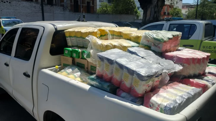 Tres detenidos por venta ilegal de mercadería destinada a comedores sociales