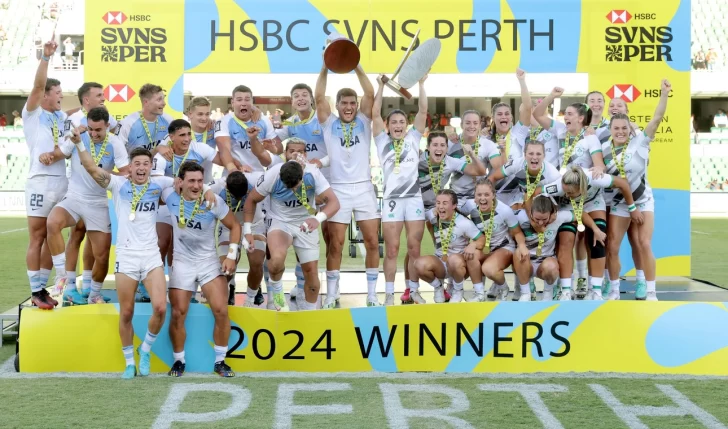 Los Pumas 7s derrotaron a Australia y se coronaron campeones Los Pumas 7s derrotaron a Australia y se coronaron campeones