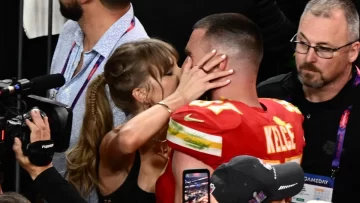 La alegría de Taylor Swift ante el título obtenido por los Kansas City Chiefs