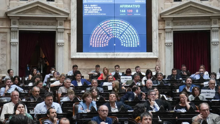 El Gobierno celebró la aprobación en general de la ley “Bases” en Diputados