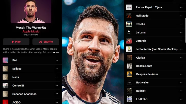 Lionel Messi armó su propia playlist y es furor: qué canciones eligió