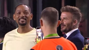Will Smith, la celebridad de turno para ver jugar a Lionel Messi en Miami