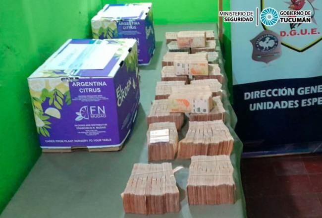 La Policía secuestró más de $20 millones en un control