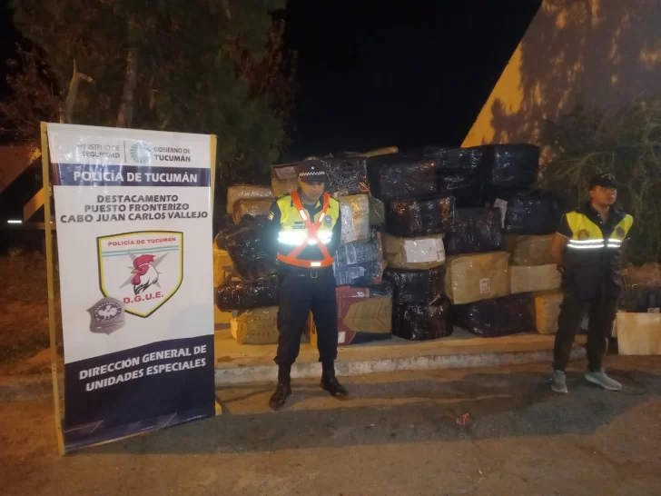 La Policía incautó 120 cubiertas de origen extranjero sin aval aduanero