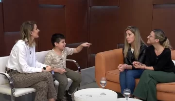Autismo en primera persona: Juan Martín visitó el estudio de El Ocho