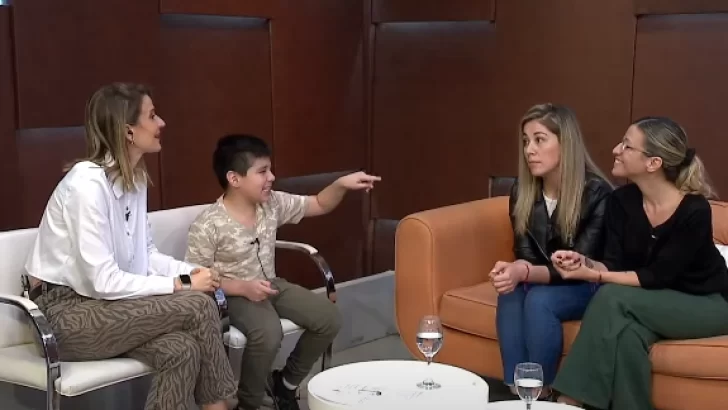 Autismo en primera persona: Juan Martín visitó el estudio de El Ocho