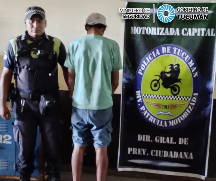 Terminó aprehendido luego de atacar a su ex pareja