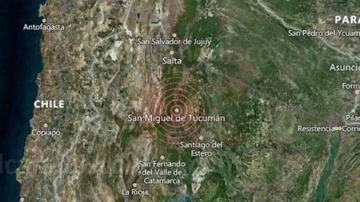 Un sismo sacudió a los tucumanos