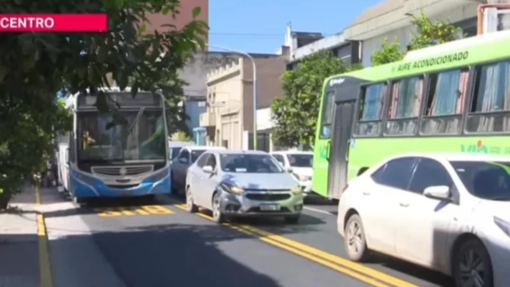 La Municipalidad avanza con los carriles exclusivos de colectivos