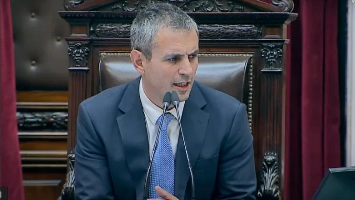 Martín Menem se expresó en contra del paro general convocado por la CGT
