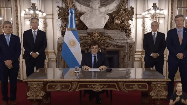 Milei anunció superávit fiscal: “Es el punto de partida para terminar con el infierno inflacionario” Milei anunció superávit fiscal: “Es el punto de partida para terminar con el infierno inflacionario”