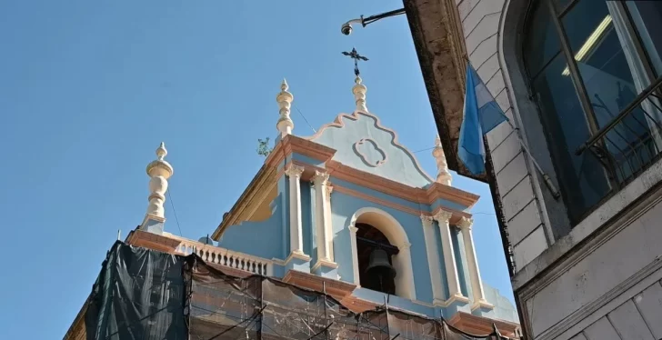 Avanzan las obras de restauración en la Iglesia San Francisco