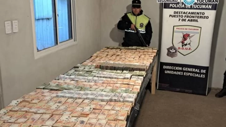 La Policía secuestró $38 millones de pesos que un hombre intentaba sacar de la provincia