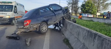Un accidente vial dejó dos heridos en la Diagonal a Tafí Viejo