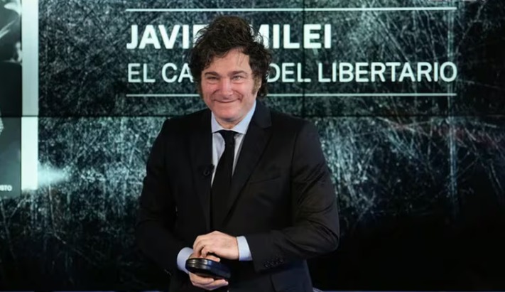 Javier Milei presentó su libro en España