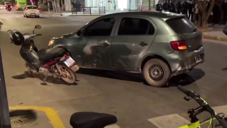 Se produjo un accidente de tránsito en avenida Avellaneda y Marcos Paz