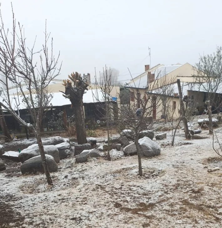La nieve llegó este martes a los Valles Calchaquíes