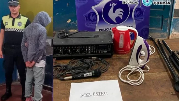 Prisión preventiva para un sujeto por robar en un escuela