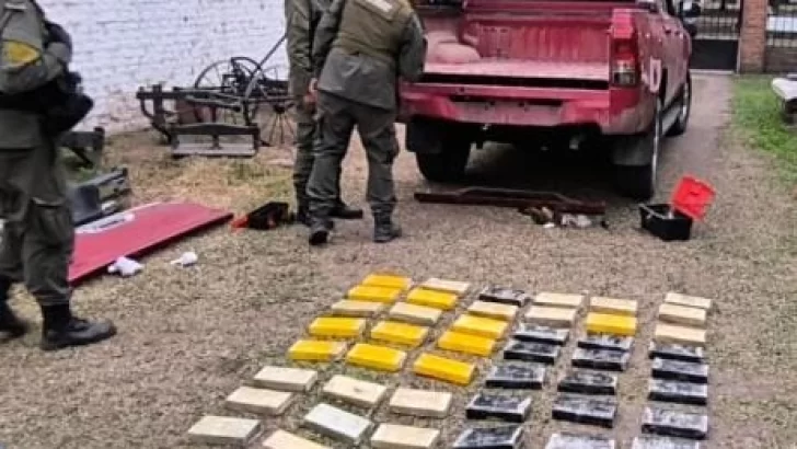 Gendarmería Nacional secuestra más de 84 kilos de cocaína en un operativo
