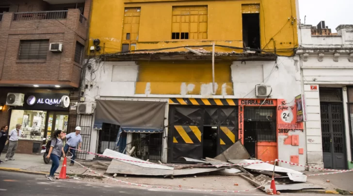 Defensa Civil y Catastro realizan operativo tras derrumbe de mampostería de una obra Defensa Civil y Catastro realizan operativo tras derrumbe de mampostería de una obra