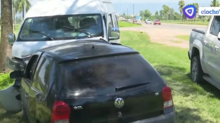 Registraron un choque frontal camino al aeropuerto Benjamín Matienzo