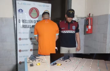 Atraparon a un presunto dealer infraganti con 50 ravioles de cocaína
