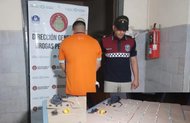Atraparon a un presunto dealer infraganti con 50 ravioles de cocaína