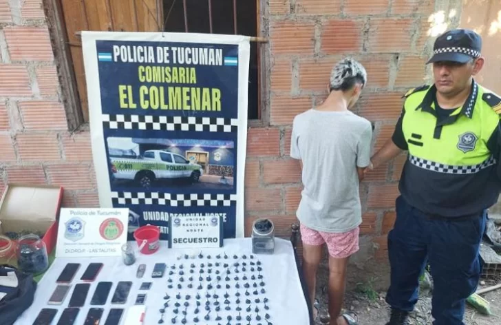 Personal policial logró desbaratar un kiosco de venta de drogas Personal policial logró desbaratar un kiosco de venta de drogas