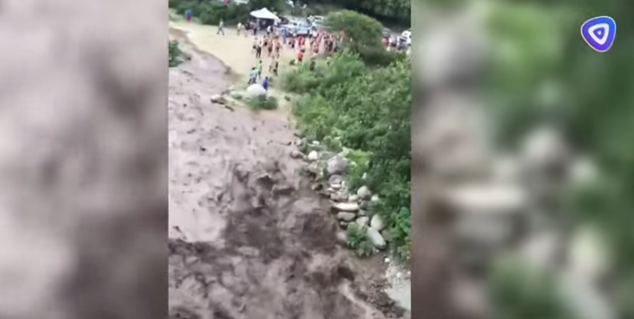 Ayer se registró una impresionante crecida del Río Grande Ayer se registró una impresionante crecida del Río Grande