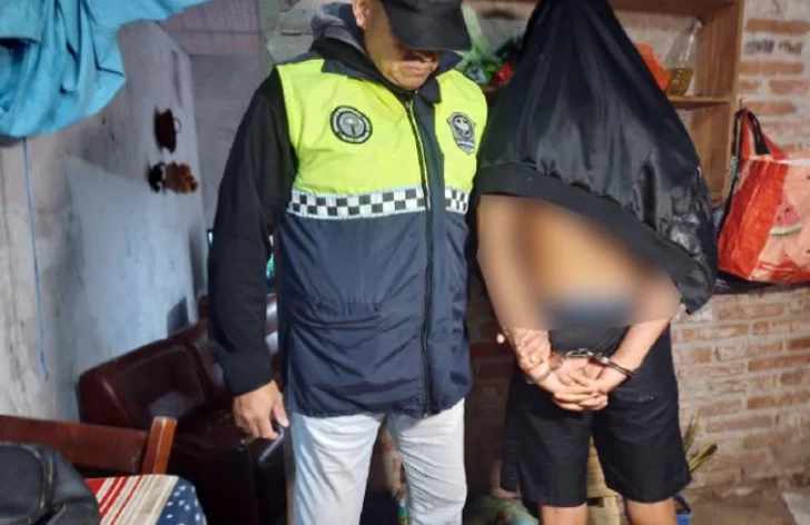 Un sujeto quedó detenido por robar y ultrajar a una mujer durante el temporal del sábado