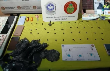 La Policía desarticuló varios kioscos de venta de drogas La Policía desarticuló varios kioscos de venta de drogas