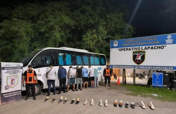 Detuvieron a siete santiagueños que intentaron ingresar a Tucumán con más de 25.000 dosis de marihuana