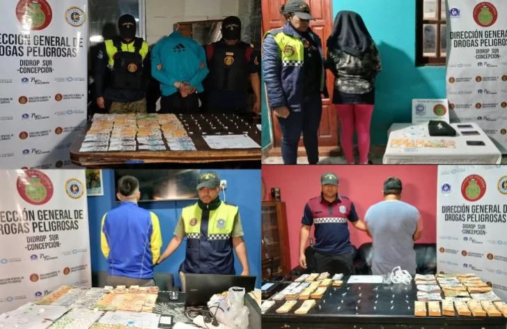 Personal policial logró sacar de circulación 5.000 dosis de cocaína