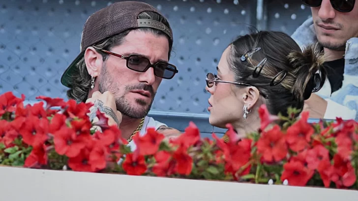 Tini Stoessel y Rodrigo De Paul se mostraron juntos en el Mutua Madrid Open