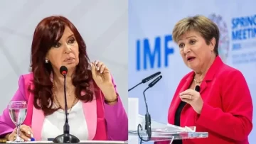Cristina Kirchner le apuntó a la titular del FMI