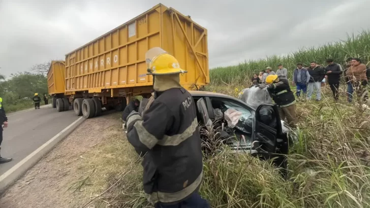 Una mujer terminó herida luego de un triple choque en la Ruta 304