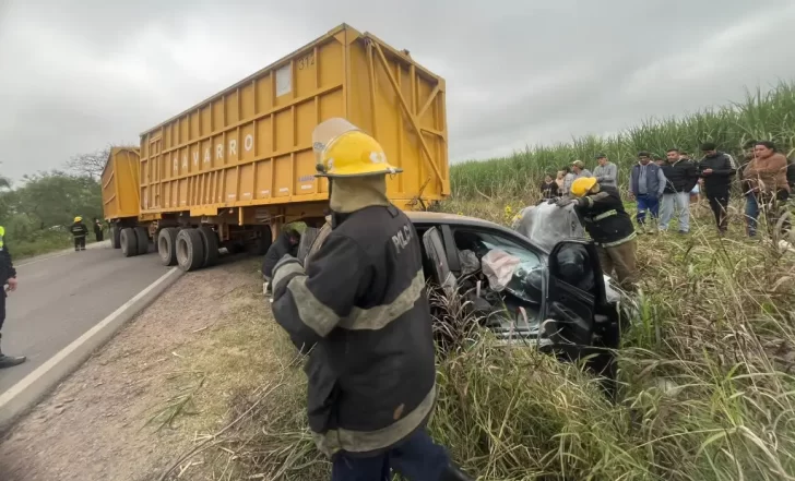 Una mujer terminó herida luego de un triple choque en la Ruta 304