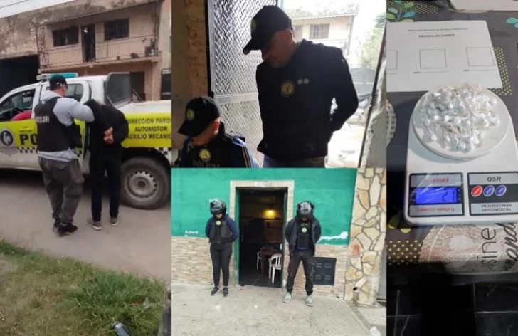 Personal policial detuvo a “Goku” y decomisó cocaína fraccionada Personal policial detuvo a “Goku” y decomisó cocaína fraccionada