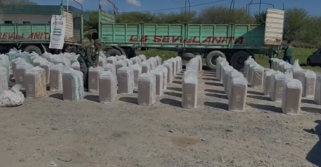 Decomisan más de 600 kilos de hojas de coca y casi 100 mil paquetes de cigarrillos en un operativo en Tucumán Decomisan más de 600 kilos de hojas de coca y casi 100 mil paquetes de cigarrillos en un operativo en Tucumán