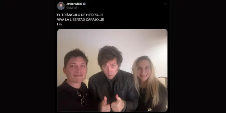 Festejos en las redes sociales por la victoria de Adorni en CABA: “El triángulo de hierro”