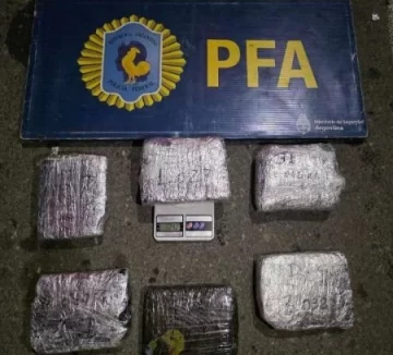 Operativo “Rocco”: La policía federal argentina detuvo a una mujer con seis kilos de droga en Tucumán