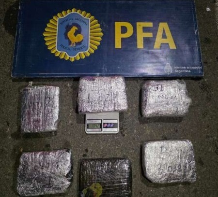 Operativo “Rocco”: La policía federal argentina detuvo a una mujer con seis kilos de droga en Tucumán