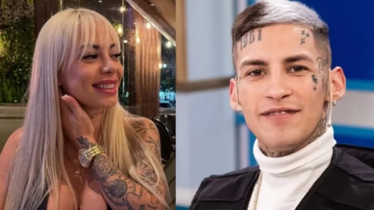 L-Gante se filmó a los besos con la bailarina Rocío Clericuzzio