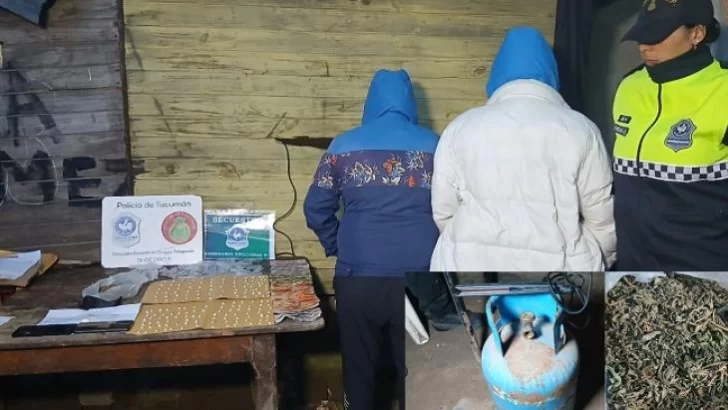 Personal policial recuperó lo robado en un “escruche” y encontró drogas listas para la venta