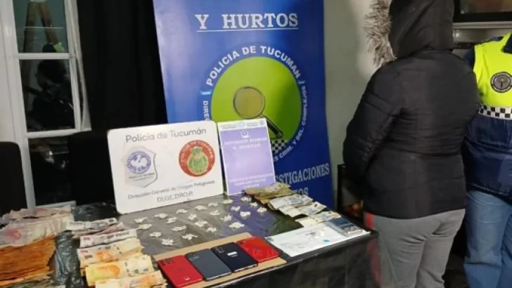 Incautaron drogas fraccionadas y aprehendieron a una mujer