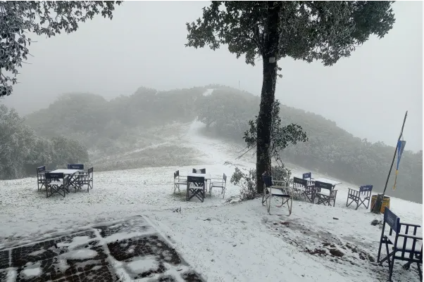 Nieve en San Miguel de Tucumán: un fenómeno que no se veía desde 2010