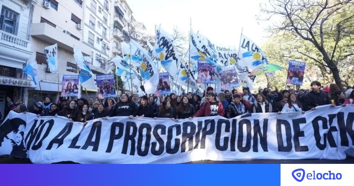 Marcha en apoyo a Cristina Kirchner: el peronismo encabeza un acto en ...